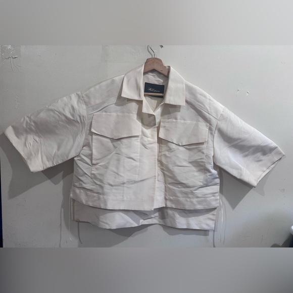 Les Copains Cream Utility Jacket - Picture 1 of 7